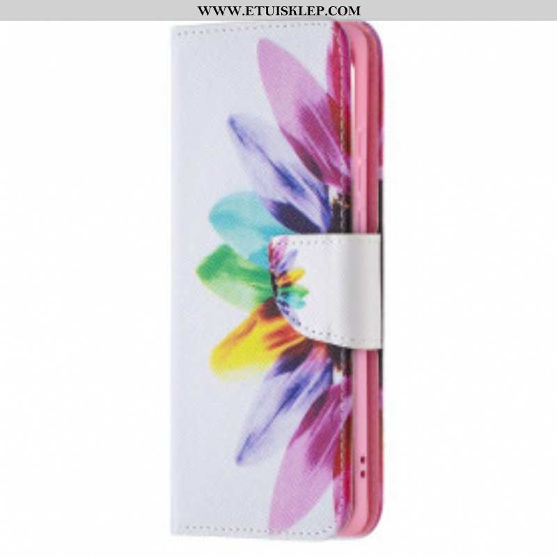 Etui Folio do Huawei P50 Pro Akwarela Kwiat